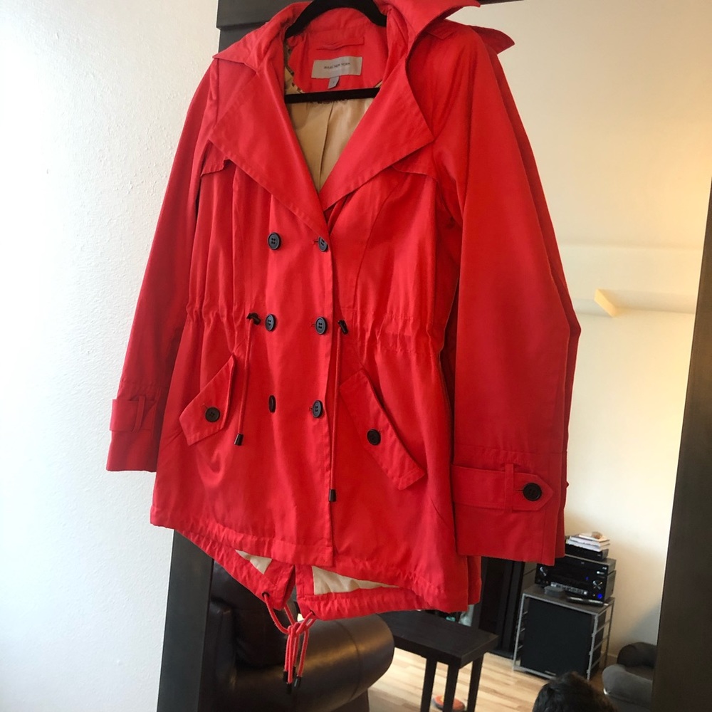 Cute red raincoat!